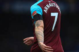 Pes 2020 marko arnautović face. London England April 08 The Tattoo D Arm Of Marko Arnautovic Of West Ham During The Premier League Match B Marko Arnautovic West Ham Premier League Matches