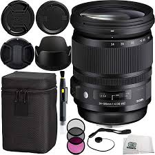 Sigma 100 400mm F 5 6 3 Dg Os Hsm Canon Sigma 24 105mm F 4 Dg Os Hsm Art Lens For Nikon Bundle Includes Manufacturer Accessories 3pc Filter Kit Lens Cap Nikon Dslr Camera Dslr Camera Camera Gear