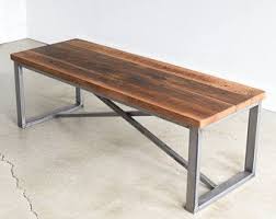 The coffee table is perfect for an industrial or modern space; Reclaimed Wood Coffee Table Industrial Metal X Frame Etsy Reclaimed Wood Coffee Table Coffee Table Wood Coffee Table Farmhouse