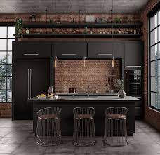 Industrial style kitchens have maintained their popularity for a few years now. 80 Black Kitchen Cabinets The Most Creative Designs Ideas Interiorzine