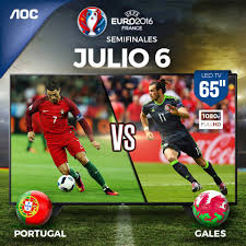 Personalidade viaja para paris!portugal está na final! Aoc Disfruta En Tu Televisor Aoc El Partido De La Semifinal De La Eurocopa 2016 Portugal Vs Gales Lideradas Por Cristiano Ronaldo Y Gareth Bale Respectivamente Ambos Equipos Lucharan Por El