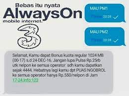 Kuota ini bisa didapat sampai beberapa bulan lho,setiap bulan sekitar 1gb lumayankan ok langsung saja. Trik Mendapatkan Kuota Gratis 1 Sampai 10 Gb Dg Kartu Tri 3 Menit Info