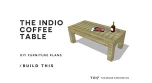 Diy Furniture Plans How To Build The Indio Coffee Table The Design Confidential