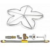 Gaspro 24 inch fire pit ring burner, round fire pit burner for fire pit, natural gas & propane fireplace, 304 series stainless steel, btu 296,000 max 4.8 out of 5 stars 18 $66.99 $ 66. Gas Fire Pit Kits Firepitsdirect Com