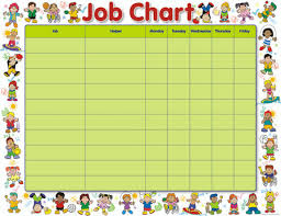 Multi Cultural Friends Job Chart