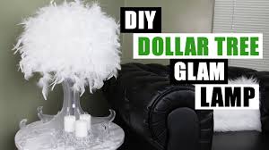 Diy Dollar Tree Glam Lamp Dollar Store Diy Glam Feather Lamp Diy Glam Room Decor Youtube Feather Lamp Glam Lamps Dollar Tree Diy