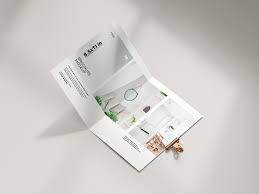 Free Bifold Brochure Mockup 8 5 X 11 In On Behance In 2020 Brochure Mockup Free Mockup Free Psd Mockup Psd