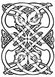 Let them create their celtic knot initial with this fun art activity. Celtic Art Coloring Pages For Adults