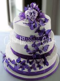 Purple Butterfly Cake Butterfly Wedding Cake Purple Cakes Butterfly Cakes
