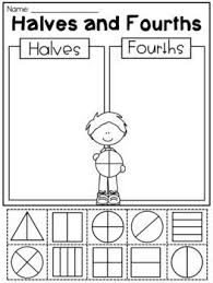 First Grade Fractions And Partitioning Worksheets 1st Grade Math Worksheets Fractions Worksheets 1st Grade Math