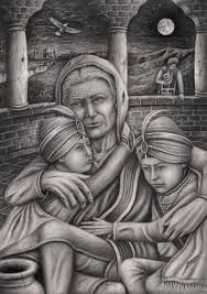 Sikh Warrior Sketch Mata Gujri Chaar Sahibzaade 548233 Hd Wallpaper Backgrounds Download Great quality, free and easy to download warrior 4k wallpapers.
