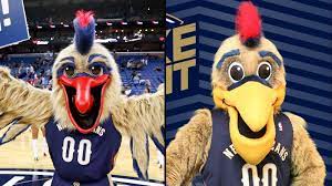 The pelicans' prior mascot was hugo the hornet, who was part of. Pelicans Mascot Pierre The Pelican Debuts Makeover Fox Sports