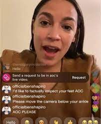Ben Shapiro Wants Aoc S Feet Pics Alexandria Ocasio Cortez Know Your Meme