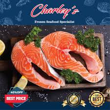 Ramai yang tahu salmon adalah antara ikan yg mahal tapi ramai tak tahu yang salmon ni sangat tinggi kandungan protein dan lemak sihat omega 3. Salmon Steak 200 230g Premium Atlantic Salmon Shopee Malaysia