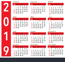 2019 Calendar For United States Holidays All Important Dates And Events List Calendar Template Monthly Calendar Template Printable Calendar Template