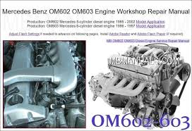 Mercedes benz 5 cylinder turbo diesel. Mercedes Benz Om602 Om603 Engine Service Repair Manual Pdf