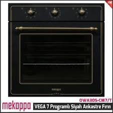 Mekappa Vega 7 Programli Siyah Ankastre Firin Owa30s Cm7 T 2 Yil Garanti 100 Musteri Memnuniyeti Montaj Dahil Firin Firinlar Siyah