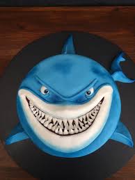 20 Awesome Image Of Shark Birthday Cake Shark Birthday Cake Bruce The Shark Finding Nemo Cakes In 2018 Shark Birthday Cakes Nemo Cake Shark Cake
