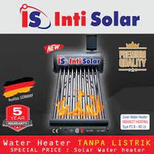Applies to solar water heater, heat pump, hybrid, tankless, condensing etc. Jual Intisolar Promo Pemanas Air Tenaga Surya Solar Water Heater 80 Liter Kamar Mandiku Com Jakarta Indotrading