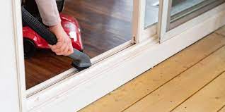 You can use a paper towel or old rag to wipe the door tracks clean. How To Clean Sliding Glass Door Tracks Glass Doctor