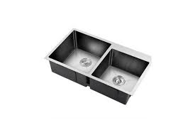 Buy laundry tubs and kitchen sinks online in nz kitchens and laundries come into their own with the presence of a resourceful and stylish sink. Stainless Steel Kitchen Sink 800x450 Mm Double Bowl Sinks Strainer Kogan Com