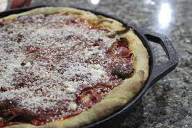 Chicago Style Deep Dish Pizza Recipe Deep Dish Pizza Chicago Style Deep Dish Pizza Smoked Food Recipes