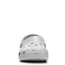 Crocs Women S Classic Clog Shoes Light Grey Crocs Clogs Shoes Shoes