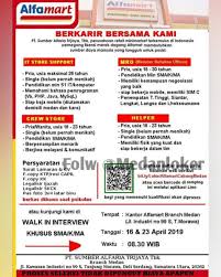 Oke di vidio kali ini saya membahas tentan. Informasi Loker Medan Terbaru Di Pt Sumber Alfaria Trijaya Walk In Interview Medanloker Com Lowongan Kerja Medan