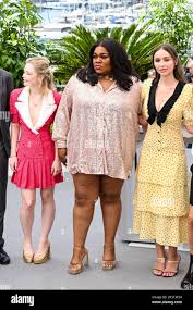 Cannes, France. 23rd May, 2023. Suzanna Son, DaVine Joy Randolph, Sophie  Mudd 76th Cannes Film Festival Photocall Of The movie -The Idol- Cannes,  France. 23rd May, 2023. © SGPItalia id 129683 084