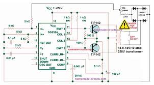 Voltage 220vac acquired by means of alternately switching windings of the transformer ts1. Inverter Circuit With Feedback Control Homemade Circuit Projects