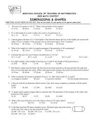 Convert the decimal feet to inches. Dimensions Shapes Mctm