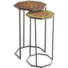 See more ideas about side table, table, furniture side tables. Pier 1 Imports Multi Colored Celia Nesting Tables Outdoor Accent Table Outdoor Coffee Tables Mosaic Accent Table