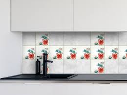 7 Inspirasi Keramik Dinding Dapur Motif Bunga Modern Minimalis
