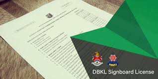 Borang permohonan untuk kebenaran membuat dan memasang papantanda dan kainrentang. Signboard License Malaysia From Dbkl Premise Lesen Fees Renewal Signboard One Year Pictures Business Format