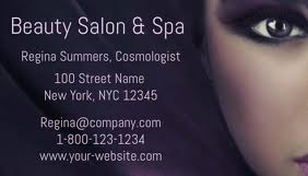 When you start making your magic as a cosmetologist, hairdresser, aesthetician, or makeup artist, you have to put in extra effort to keep that. Cosmetologist Business Card Template Postermywall