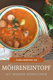 Mohreneintopf Mit Kartoffeln Und Wiener Wurstchen Rezept Mohren Eintopf Rezepte Kochen Fur Kleinkinder