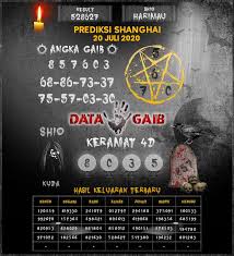 Kode Syair Shanghai 20 Juli 2020 Hari Senin Tergaib Shanghai Gaib 11 Desember