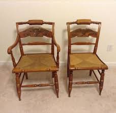 Ethan Allen Hitchcock Chairs American Eagle W Woven Rush Seats Allen Chair Chair Ethan Allen Furniture