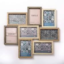 Take a look at the wall a few months later as i continued to move an add fun pieces i picked up at the thrift store. Features Multiple Wall Mounting Farmhouse Distressed Photo Frame Set Unique Wooden Picture Frames Wall Buy Wholesale Customized Logo Wooden Collage Picture Frames For Wall Wooden Frame Collage Cute Burlap Distressed Wood Photo