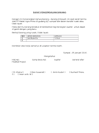 Dalam aktivitas pembelian suatu produk, penting untuk dicatat bahwa produk yang kita pilih memiliki kualitas yang baik. Surat Pengembalian Barang