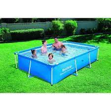 basejn s metalna ramka bestway deluxe steel splash jr pro 259 x 170 x 61 sm emag bg bestway steel pool