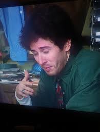 Why did Dr. Fleischmann's class ring color change from ruby to light blue  in Northern Exposure?