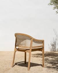 New listingwaterproof patio oversized wicker chair cover (36 l x 41 w x 41 h). Elowyn Outdoor Dining Chair In 2021 Outdoor Dining Chairs Teak Dining Chairs Mcgee And Co Dining Room