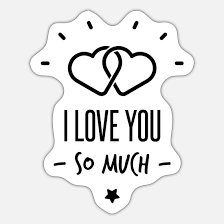 From the first light of the morning to the comfort of bedtime, and all the adventures and playtime that come between, follow this bear and their beloved cub as they show each other love throughout the day. I Love You So Much Sticker Spreadshirt