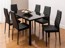 Modern 5 piece dining table set 4 chairs glass table kitchen room furniture gray. Rosenzweig 7 Piece Dining Set Contemporary Dining Table Glass Dining Table Set Contemporary Glass Dining Table