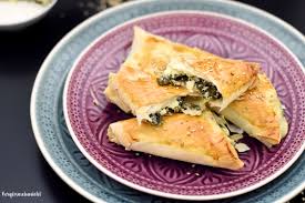 Feta Spinat Taschen Vergissmeinnnicht Rezept Fingerfood Yufka Teig Rezept Yufka Teig