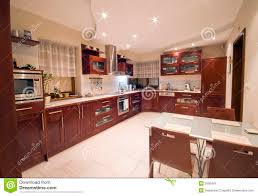 modern kitchen interior stock image