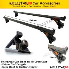 Ninie cuma menunggu di bawah sahaja lihat box dipasang. Turbo Auto Car Van Roof Rack Carrier Top Rak Bumbung Kereta è½¦é¡¶è¡ŒæŽæž¶ For Car With Rain Gutter 130cm X 12cm Shopee Malaysia