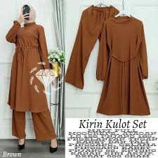 Katalog setelan kulot atasan gantung muslim maria space / 20 ide model baju setelan kulot maria space : Setelan Kulot Fashion Muslim Dress Muslim Harga Terbaik Agustus 2021 Shopee Indonesia