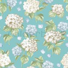 Arabesque vintage outline floral decoration print floral seamless pattern with white flowers vector. White Flowers Pattern For Fabric Stock Vector Colourbox